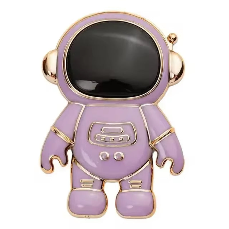 Ultra-Thin Cartoon Rabbit Finger Ring Phone Holder - Foldable Adhesive Stand for Desktop Support