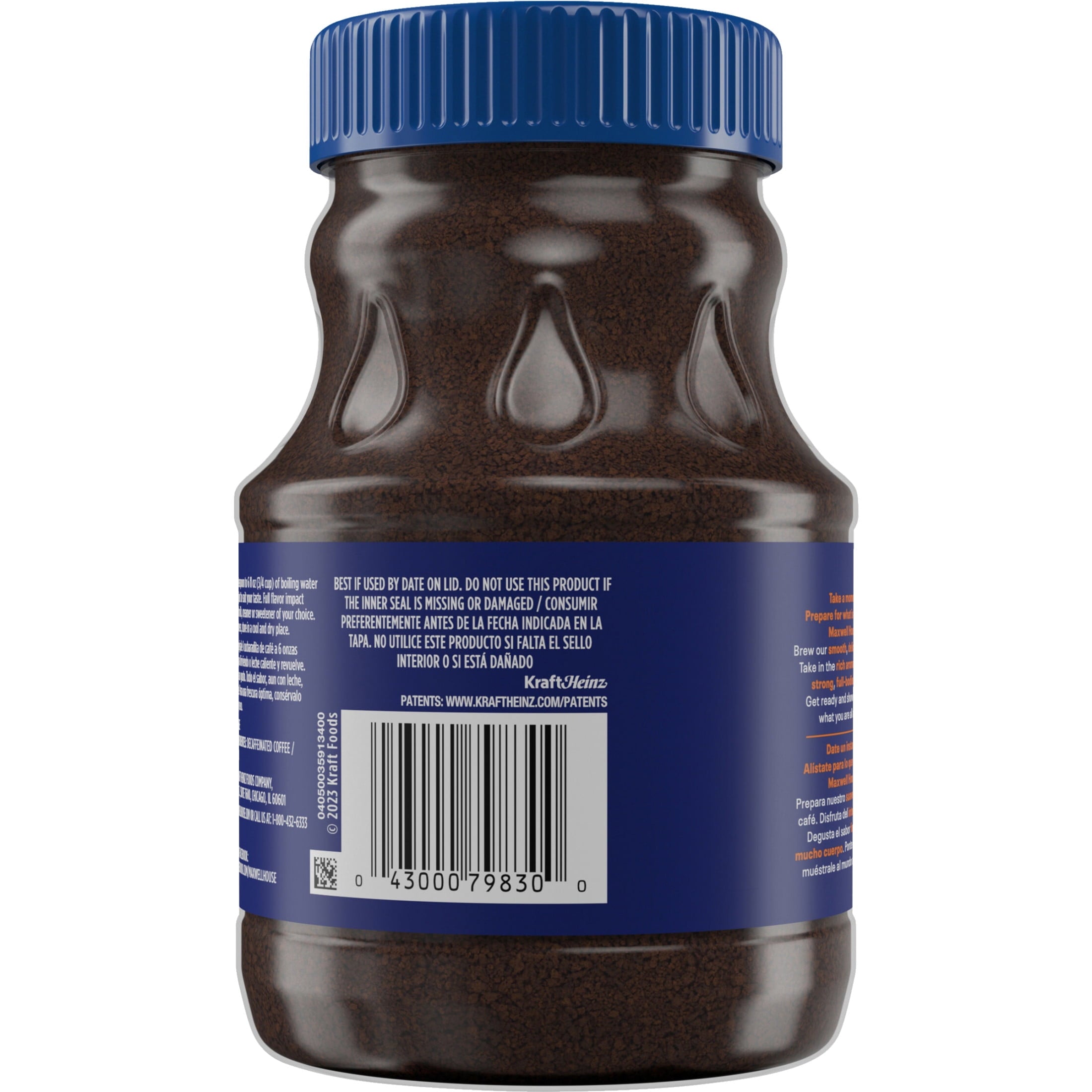 (3 Pack)  Original Roast Decaffeinated Instant Coffee, 8 Oz Jar