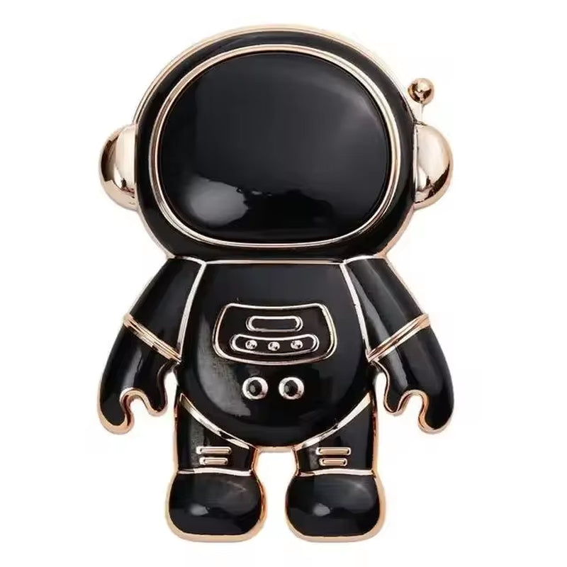 Ultra-Thin Cartoon Rabbit Finger Ring Phone Holder - Foldable Adhesive Stand for Desktop Support