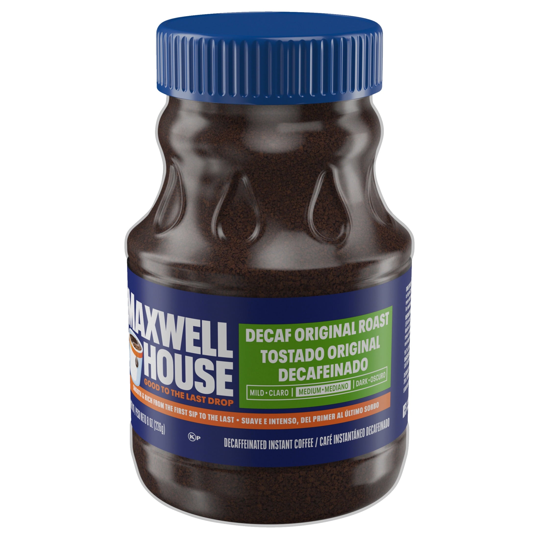 (3 Pack)  Original Roast Decaffeinated Instant Coffee, 8 Oz Jar